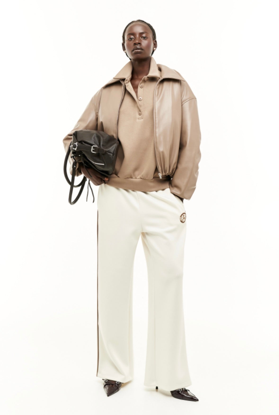 Bomber eco-pelle