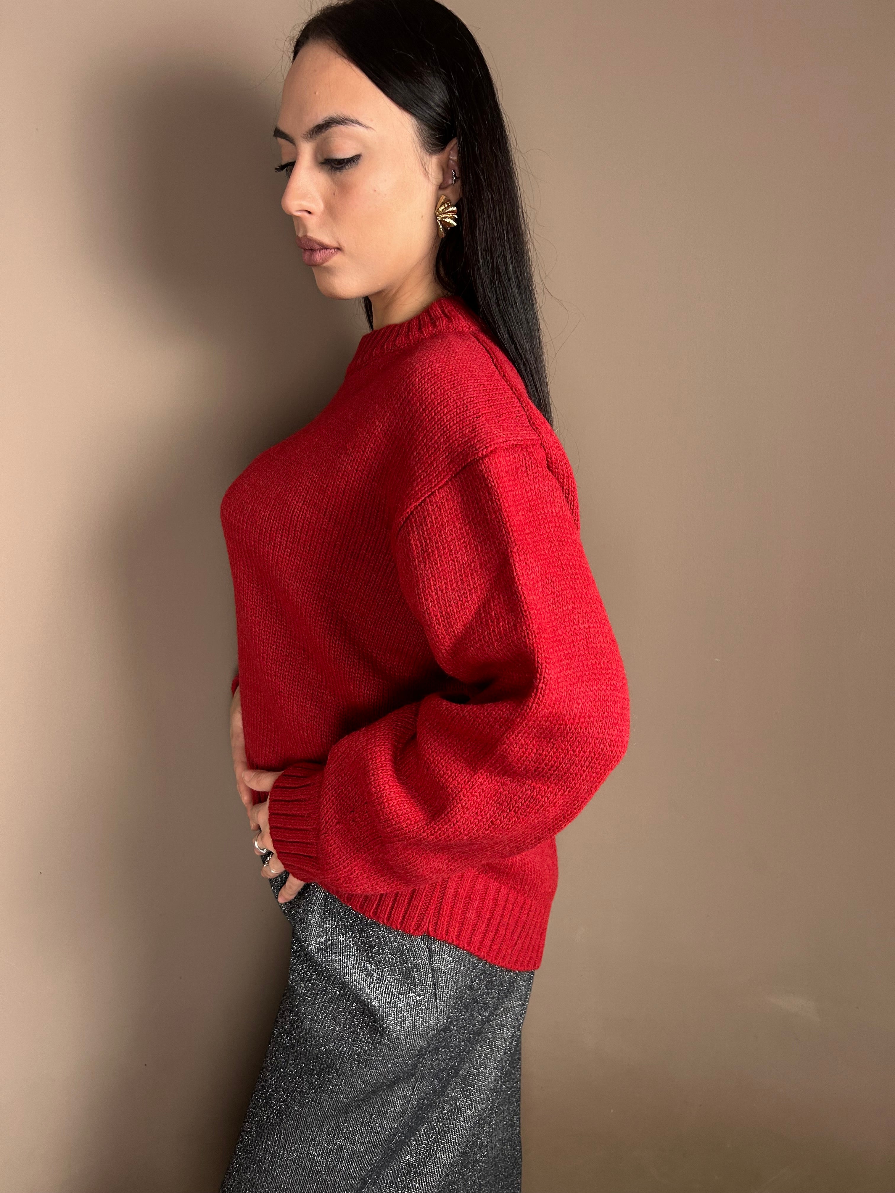 Maglione in misto lana