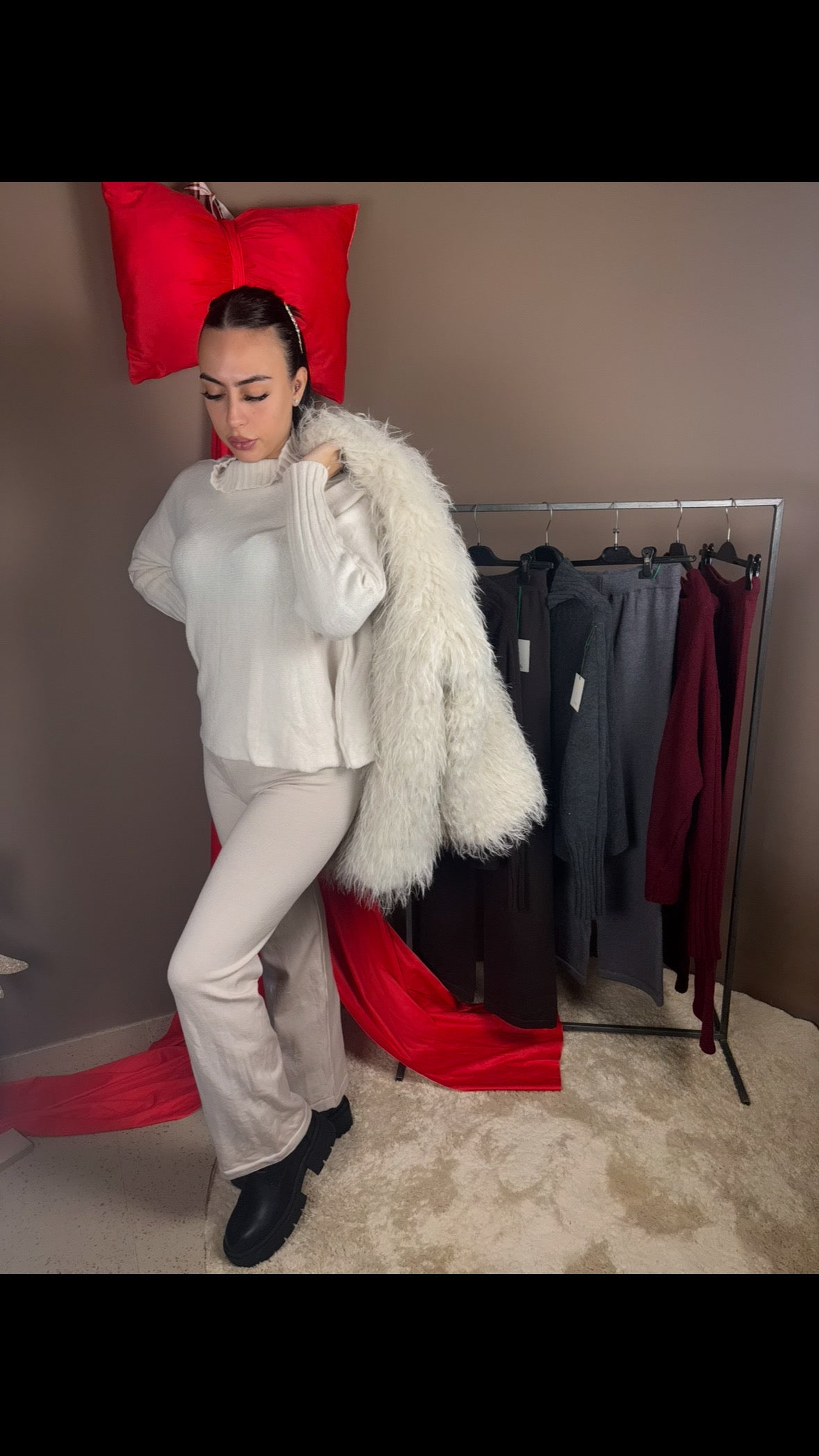 Coordinato in maglia