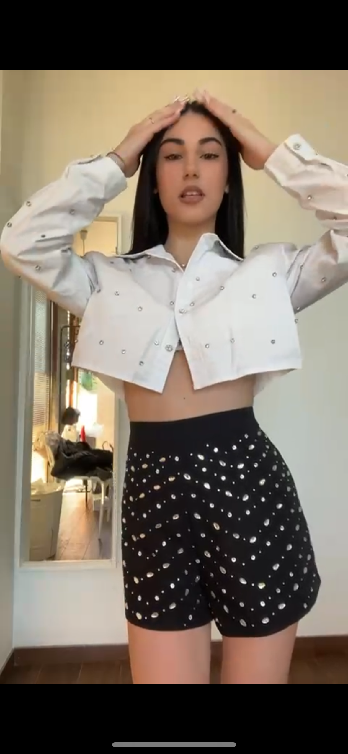 Pantaloncino “shine”