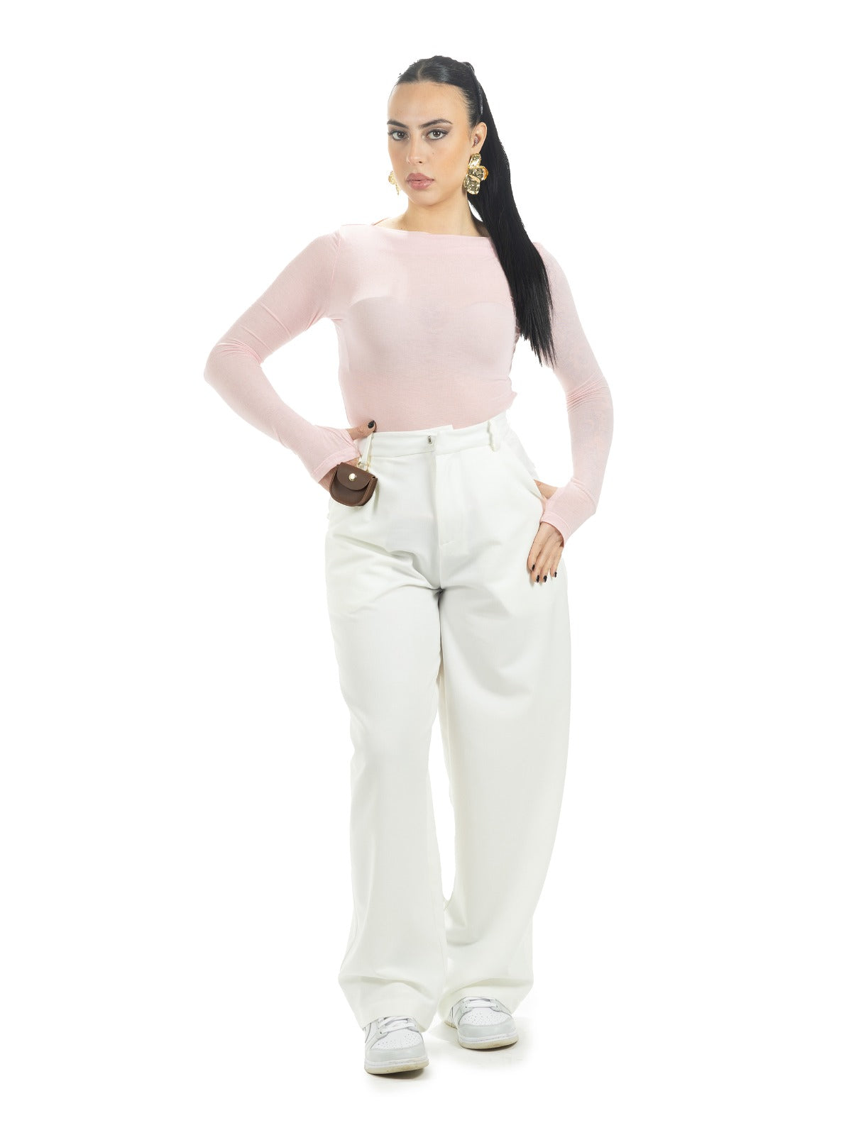 Pantalone con accessorio