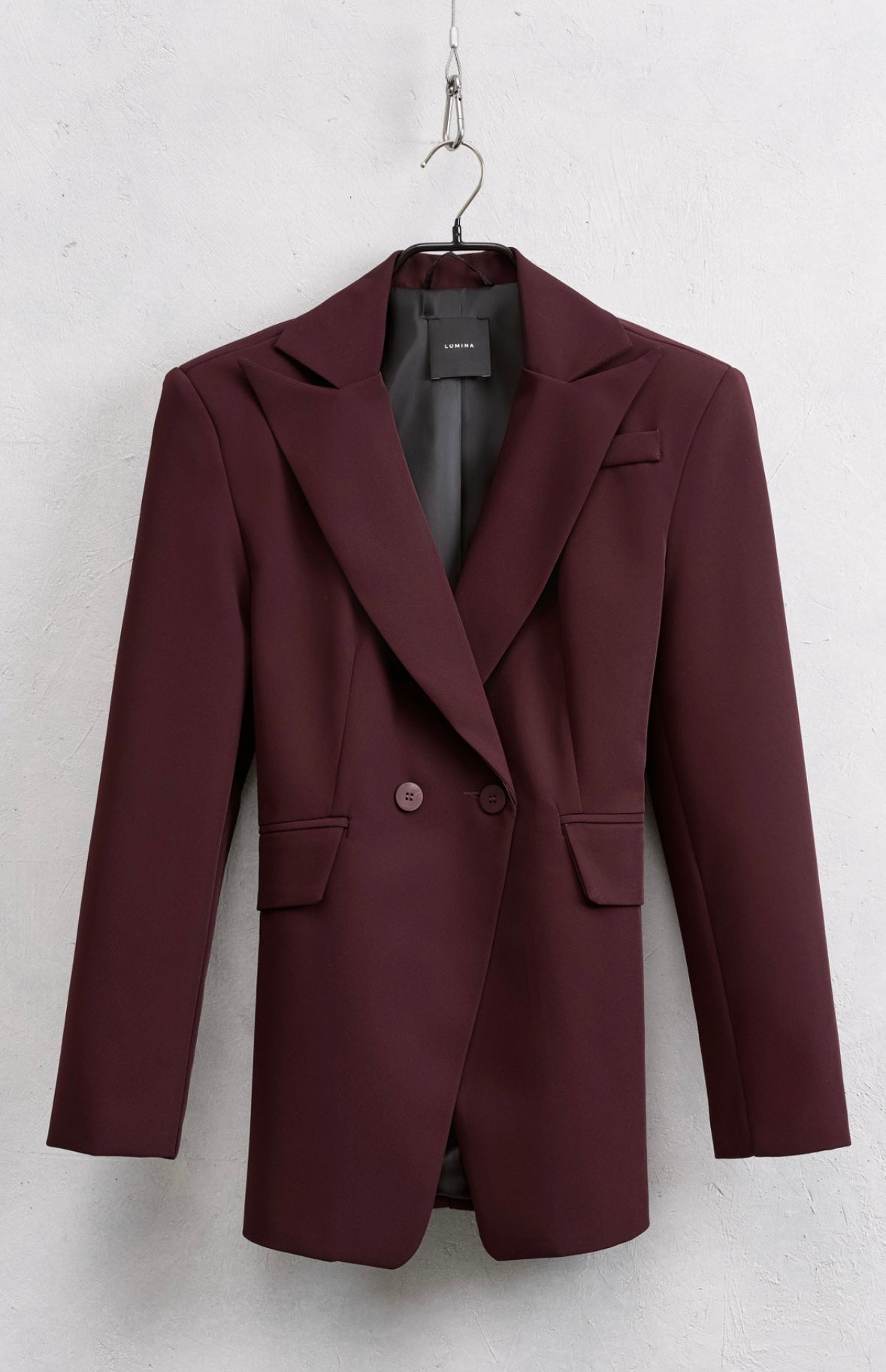Tailleur bordeaux