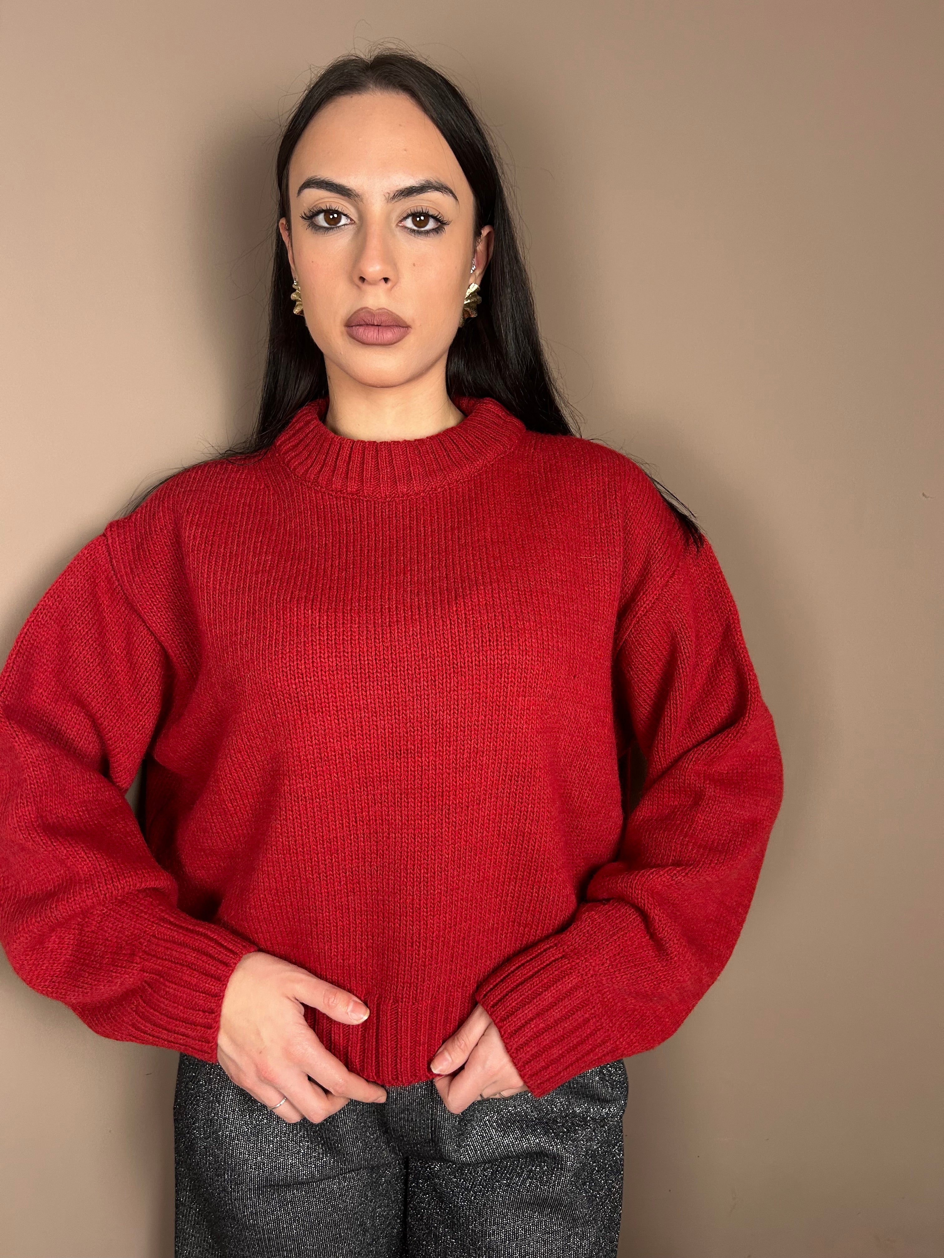 Maglione in misto lana